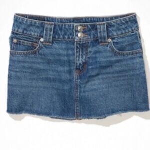 NWOT Denim Low Rise Mini Skirt - American Eagle